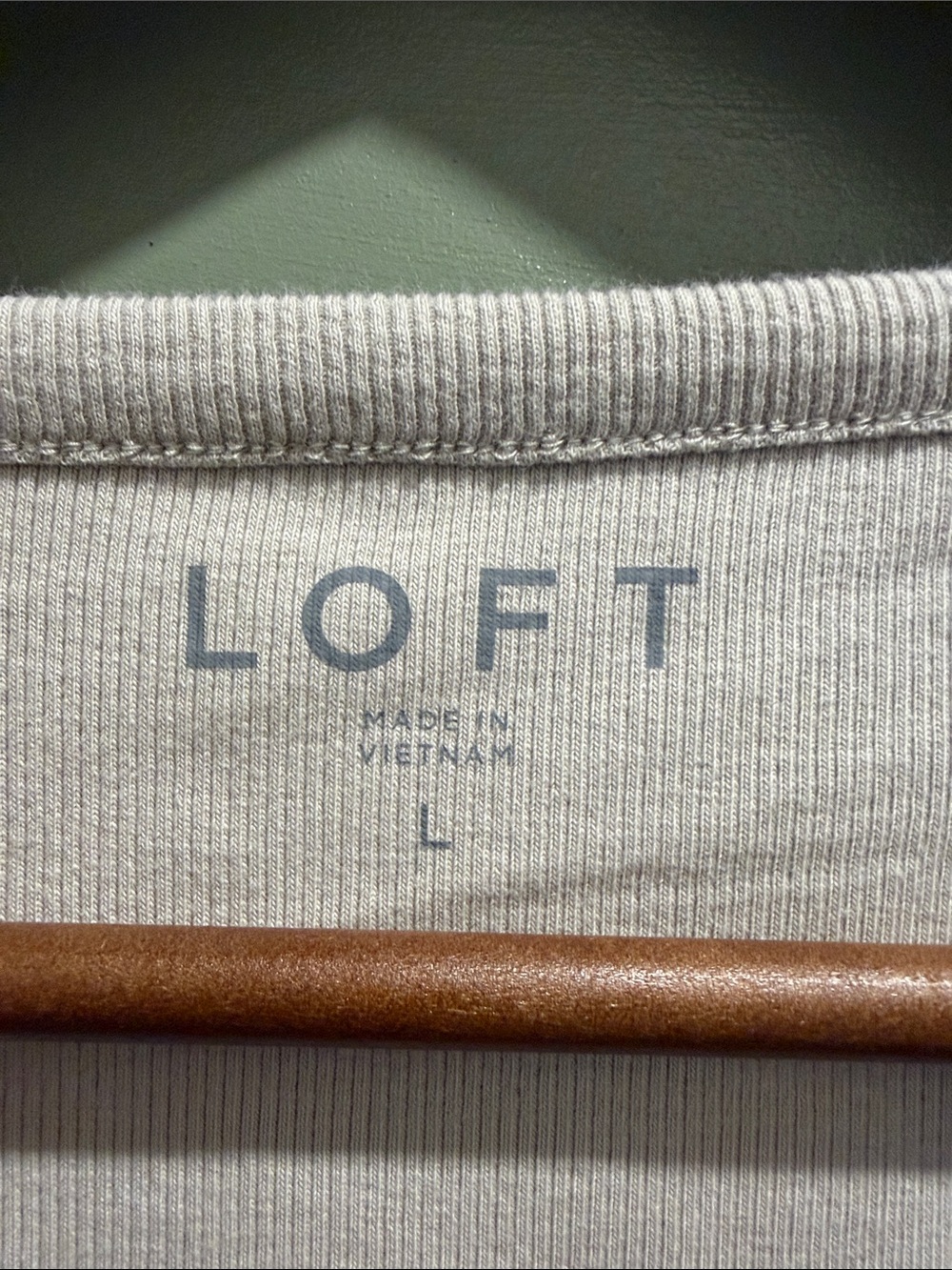 LOFT Perfect Ribbed Halter Layered Top - NWT - Picture 2 of 9